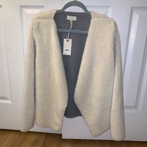 LuckyBrand light cream plush jacket